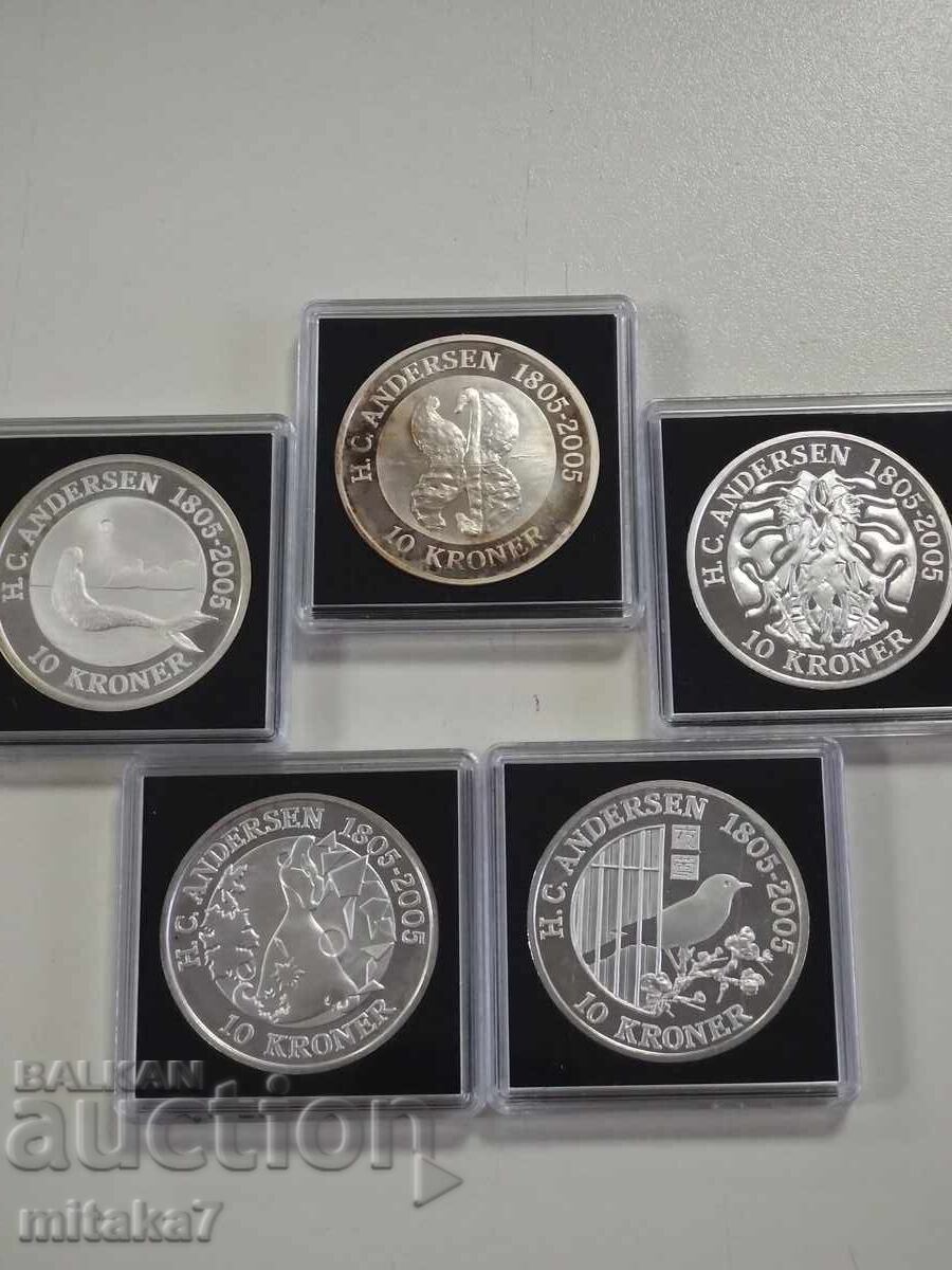 10 крони 2005 година, Дания 10 крони 2005 година, Дания