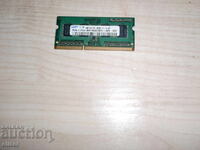 12.Ram pentru laptop DDR3 1066 MHz,PC3-8500,1Gb,Samsung