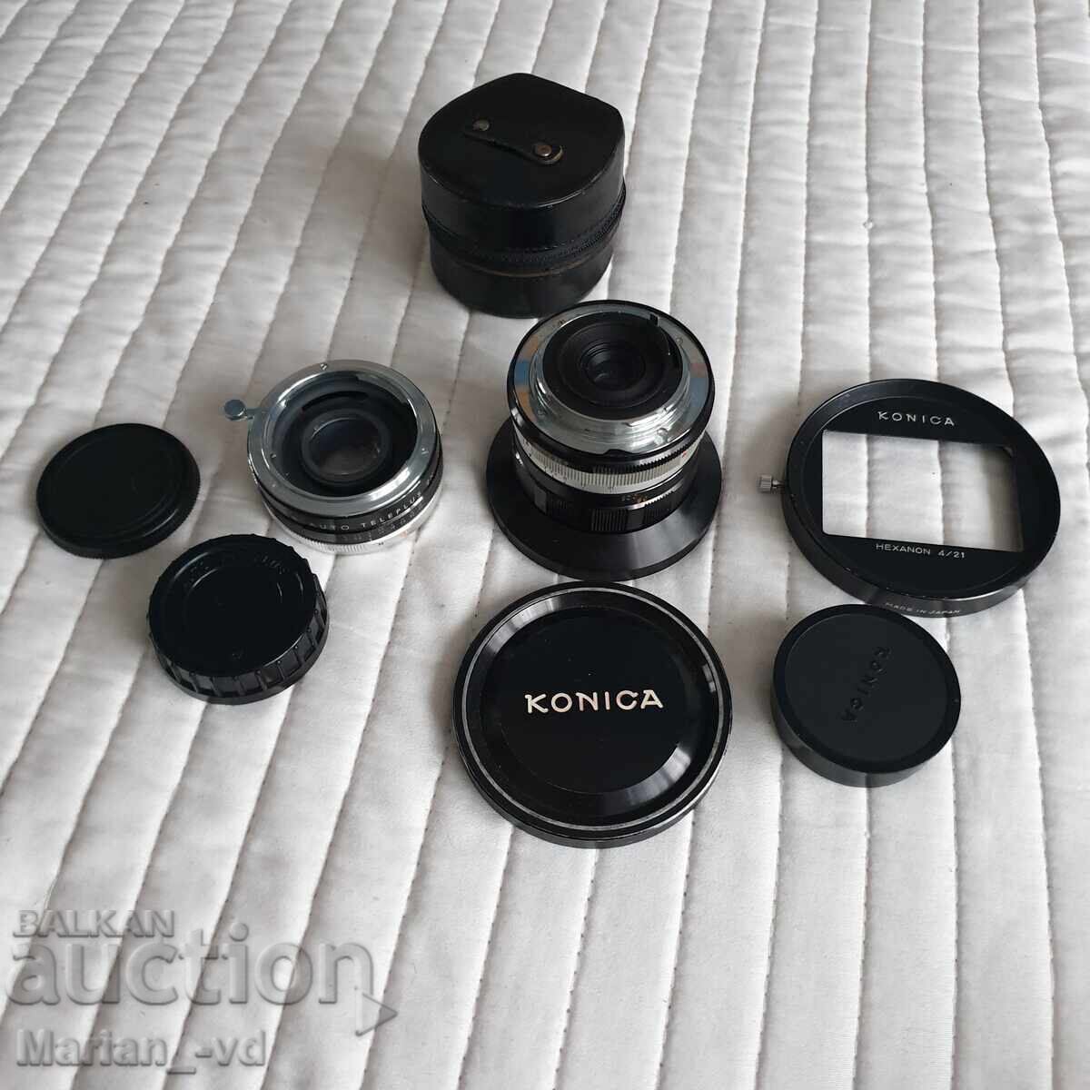 Konica Hexanon 21mm Ultra-Wide Angle MF Lens - 5