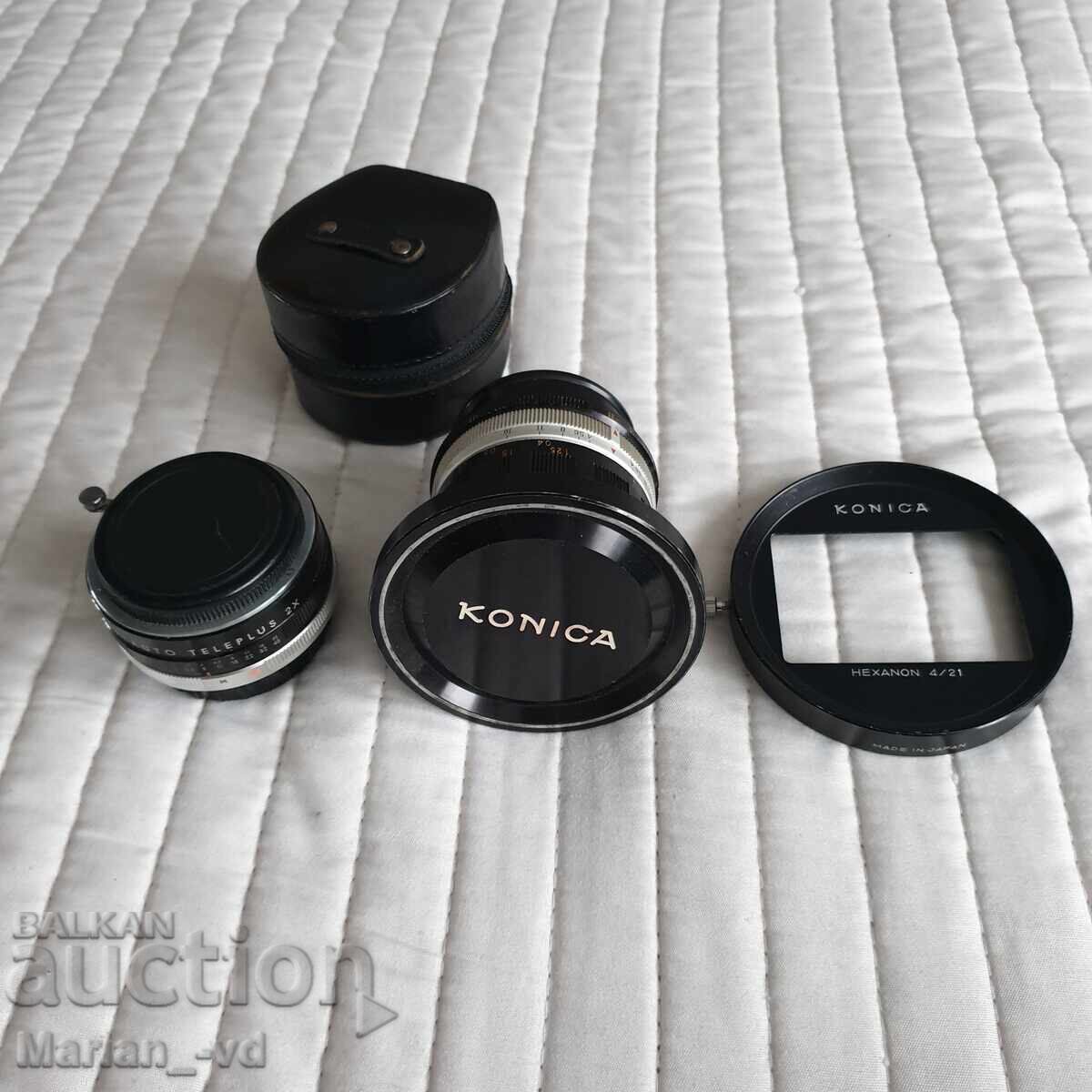 Konica Hexanon 21mm Ultra-Wide Angle MF Lens