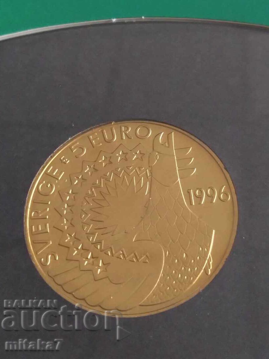 5 евро 19986година, Швеция (пробни) - 5