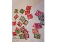 Postage stamps-0.01 cents