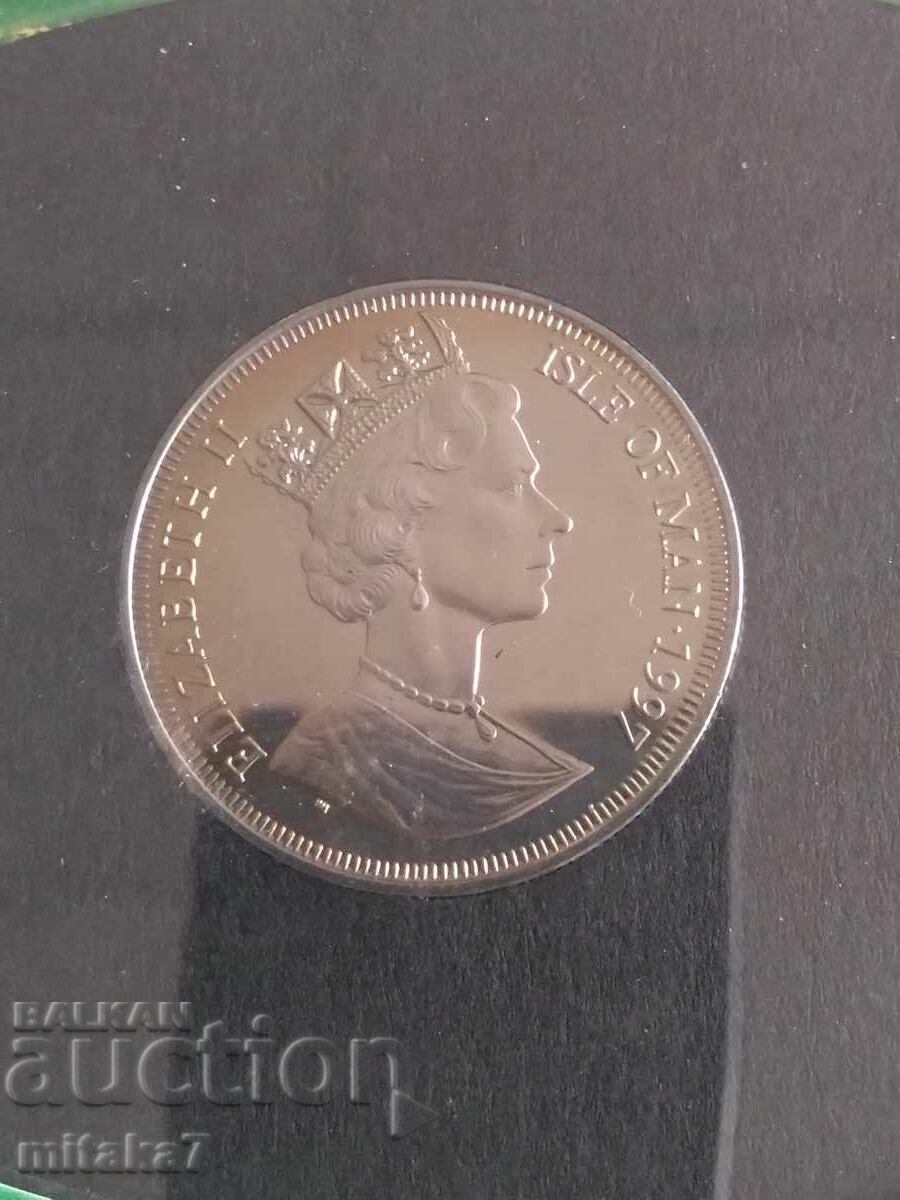 Доставка на 1 краун 1997 година, остров Ман