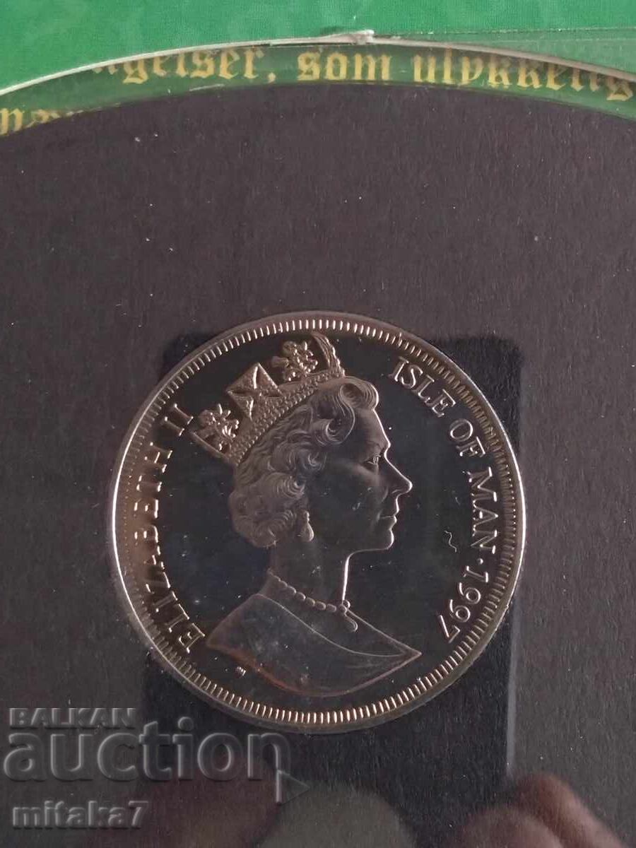 1 краун 1997 година, остров Ман - 5