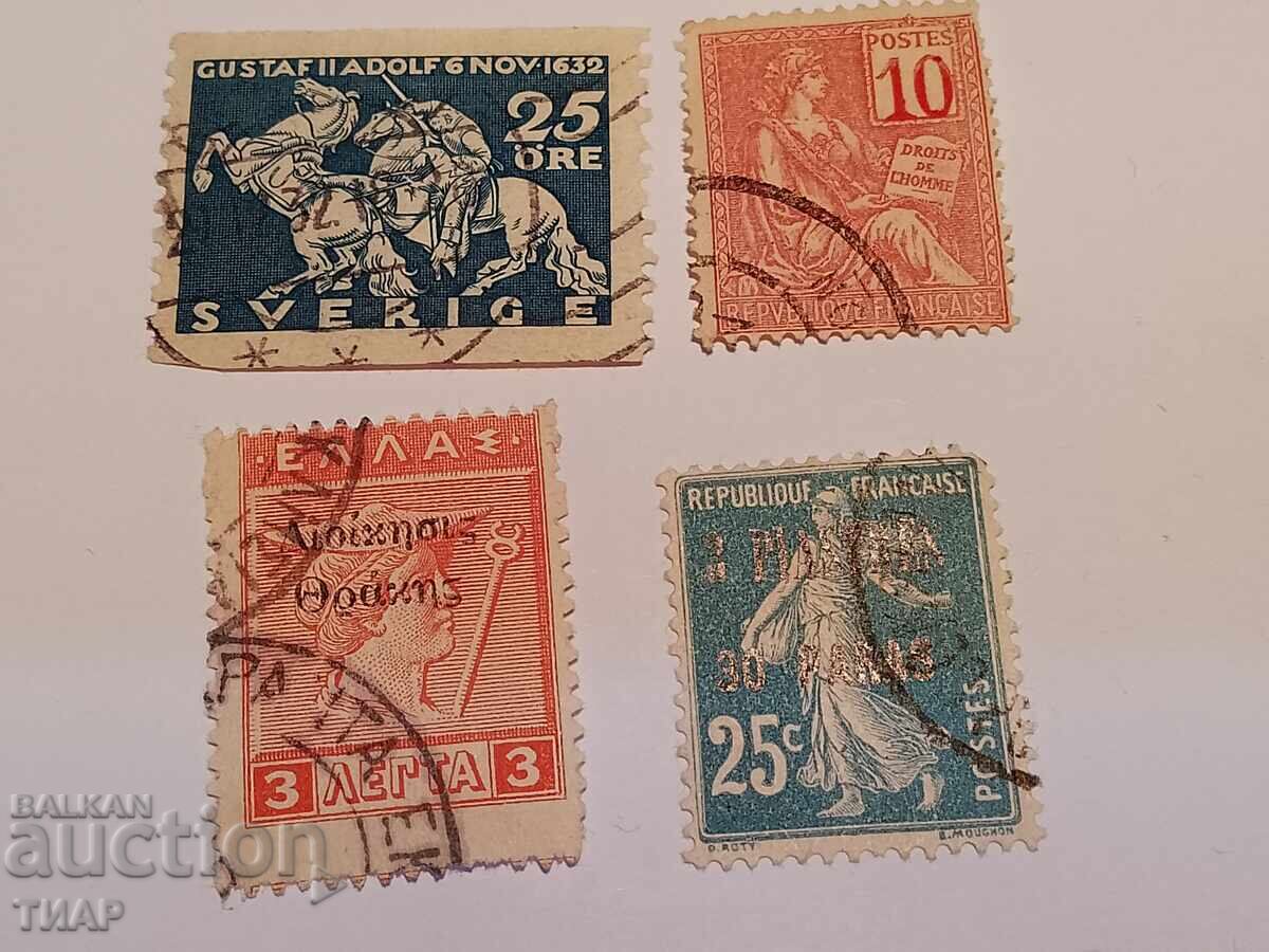 timbre poștale-0,01 cenți