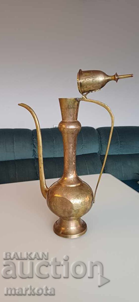 Персийска бронзова кана за ракия,ибрик - Aftaba - 5 Персийска бронзова кана за ракия,ибрик - Aftaba - 5