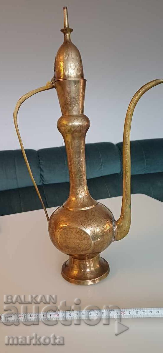 Персийска голяма,бронзова кана за ракия,ибрик - Aftaba - 7 Персийска голяма,бронзова кана за ракия,ибрик - Aftaba - 7