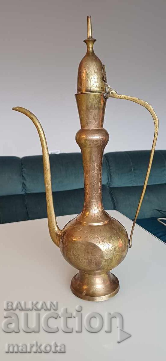 Персийска бронзова кана за ракия,ибрик - Aftaba Персийска бронзова кана за ракия,ибрик - Aftaba