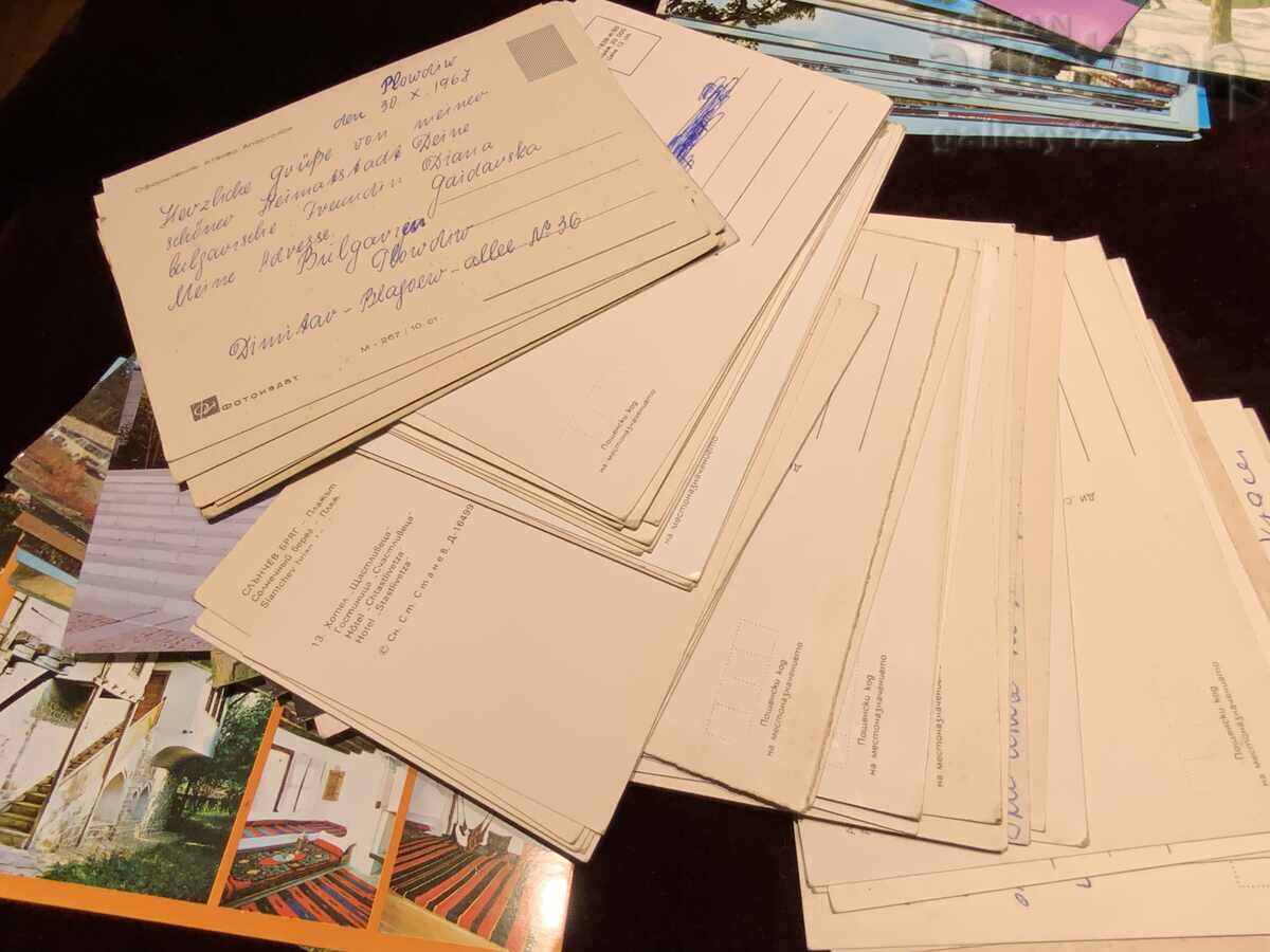 Δημοπρασία 90 τεμάχια σοσιαλιστικές καρτ ποστάλ θέρετρα πόλεις