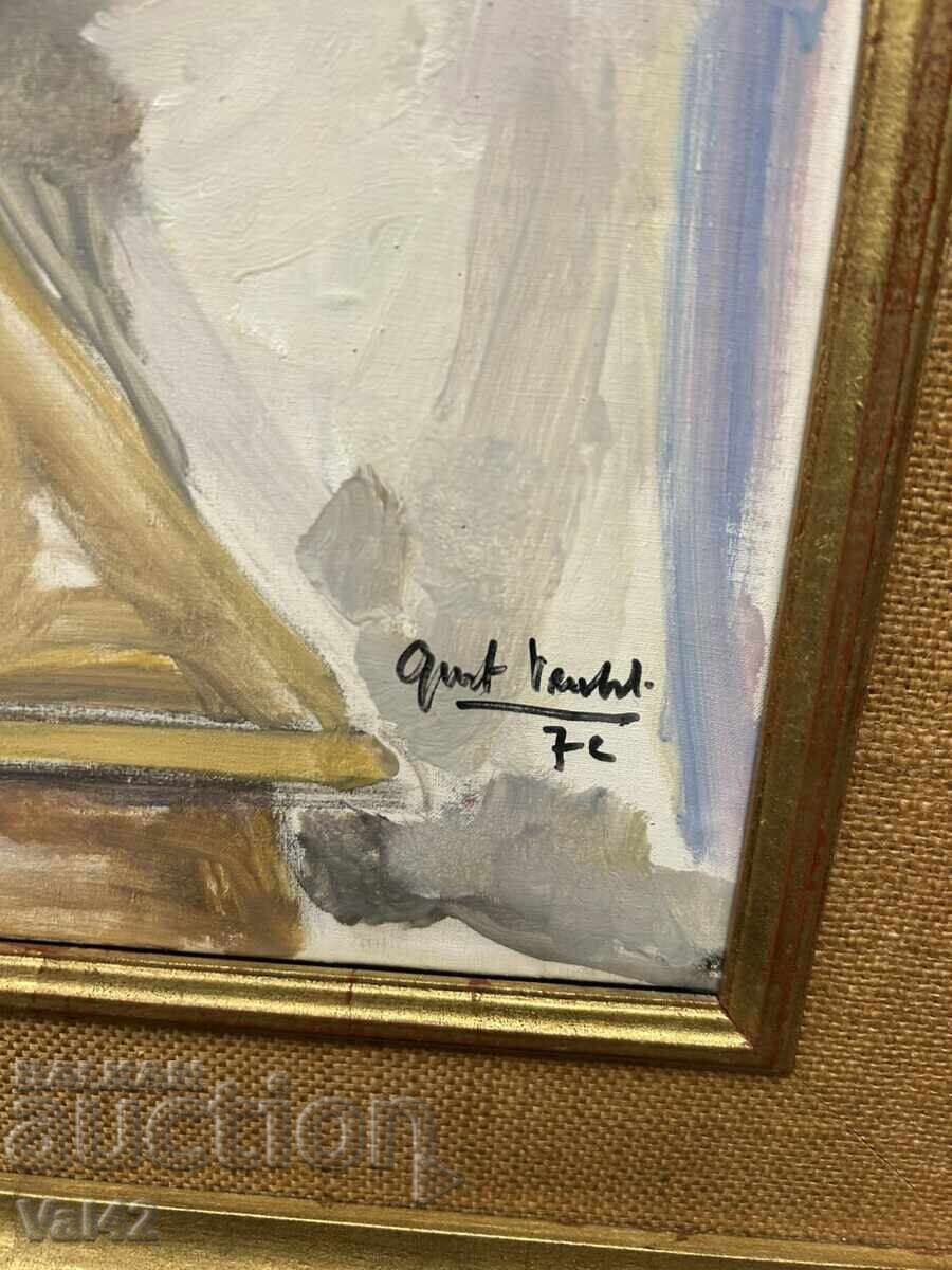 Νεκρή φύση με ορτανσίες με τιμή 118.00 BGN | € 60.33 Νεκρή φύση με ορτανσίες με τιμή 118.00 BGN | € 60.33