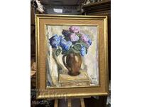 Νεκρή φύση με ορτανσίες