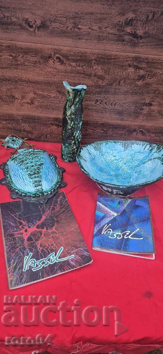 VASIL POPPOV ( 1932 - 1997 ) FRUCTIERĂ / CAȘPĂ / VAZĂ