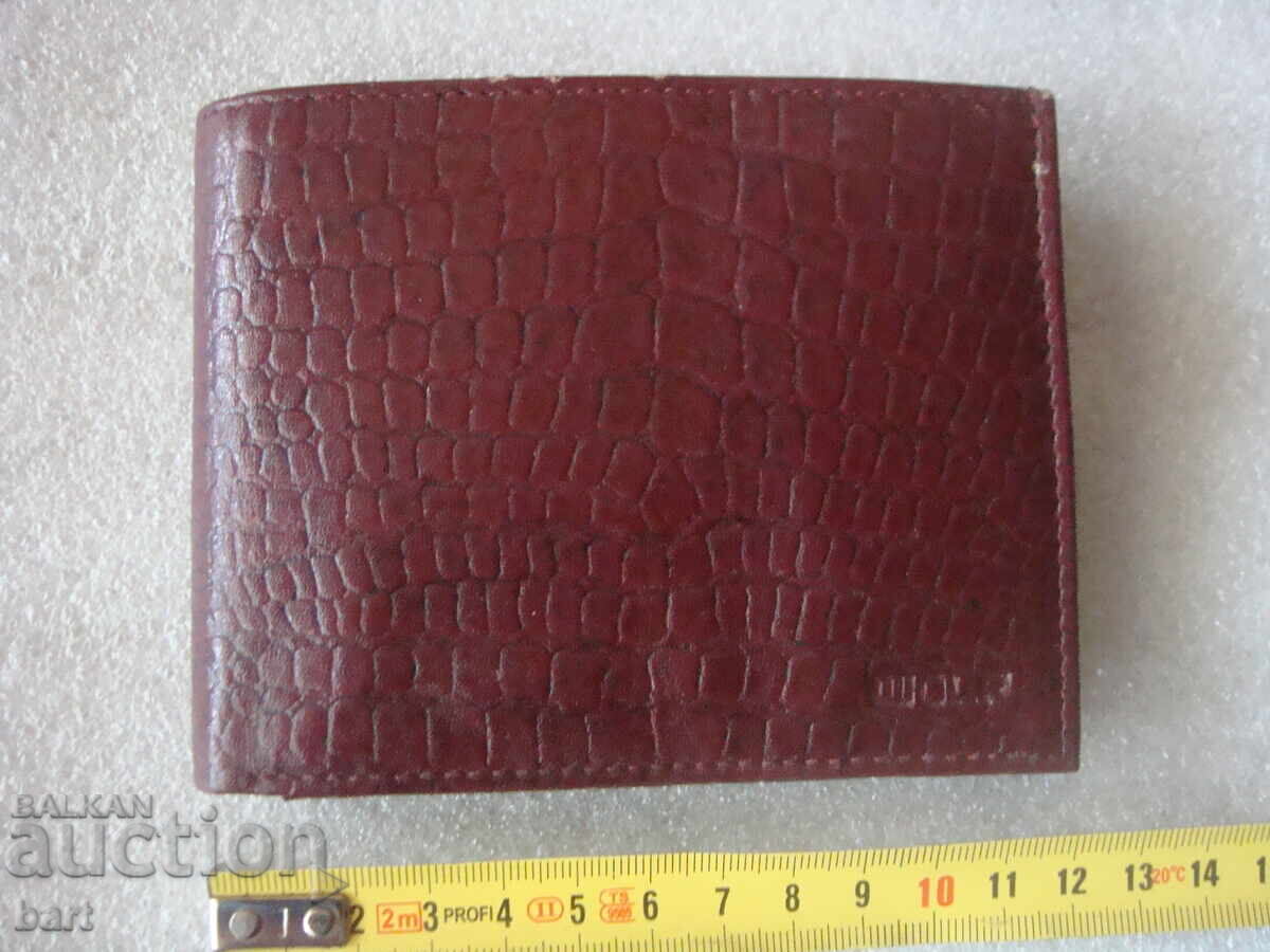 Δημοπρασία Δερμάτινο πορτοφόλι από δέρμα μόσχου Δημοπρασία Δερμάτινο πορτοφόλι από δέρμα μόσχου