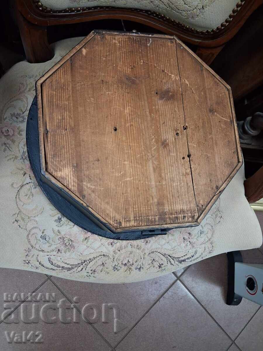 Стар железопътен стенен часовник с гонг - 5