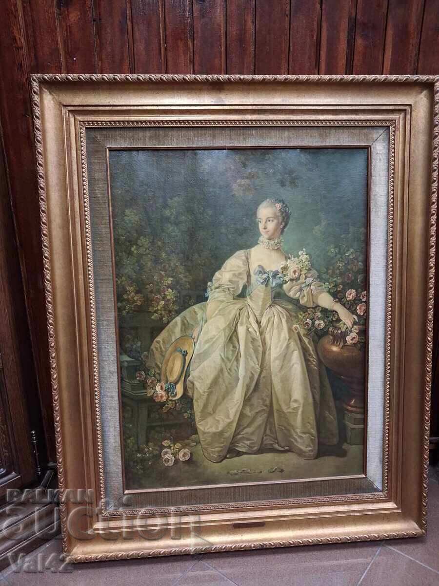 Δημοπρασία Αναπαραγωγή - ελαιογραφία, γυναικείο πορτρέτο