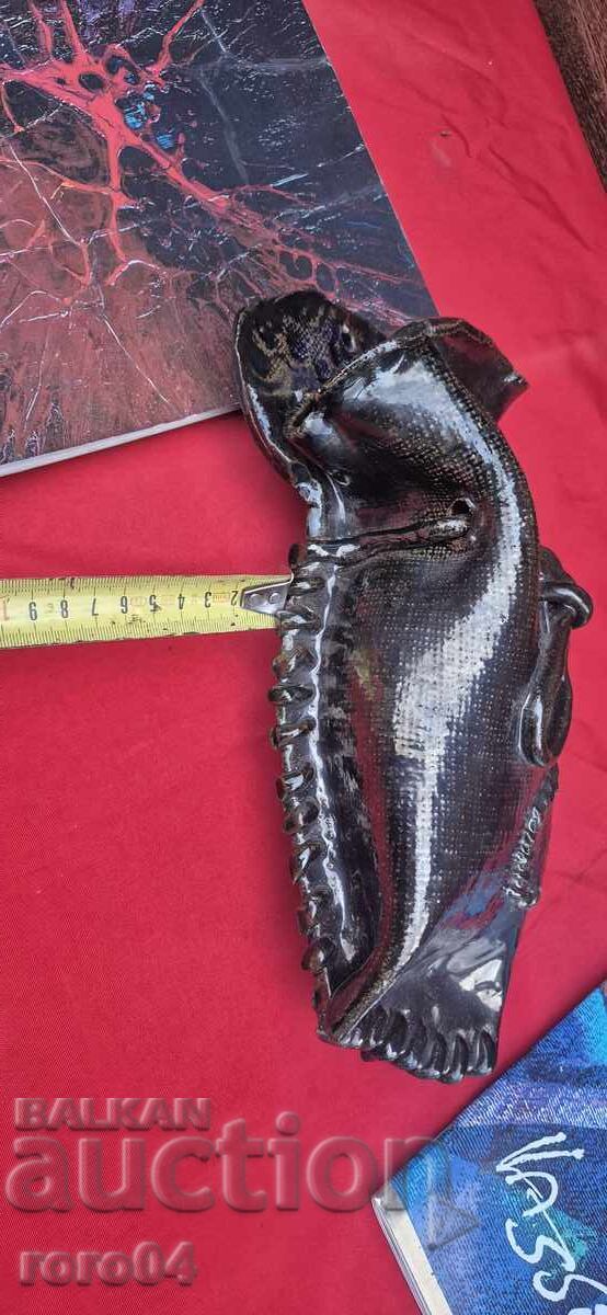 VASIL POPOV (1932 - 1997) CERAMIC FLOWERPOT - 7