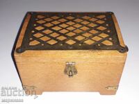 СТАРА КУТИЯ. САНДЪЧЕ. ДЪРВО, БРОНЗ