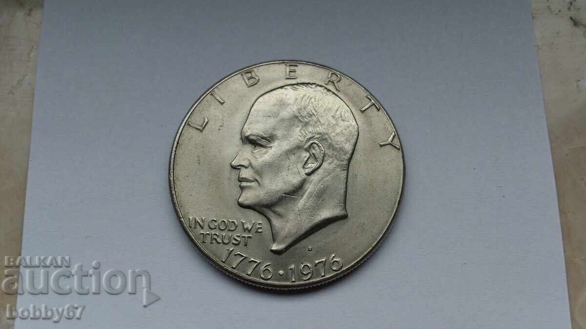 Excellent condition 1976 $1 coin - D year - USA, US with price 15.00 BGN | € 7.67