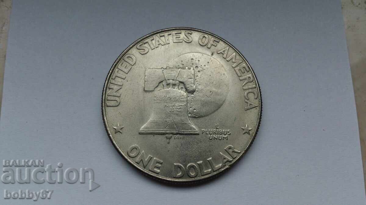 Delivery of Excellent condition 1976 $1 coin - D year - USA, US