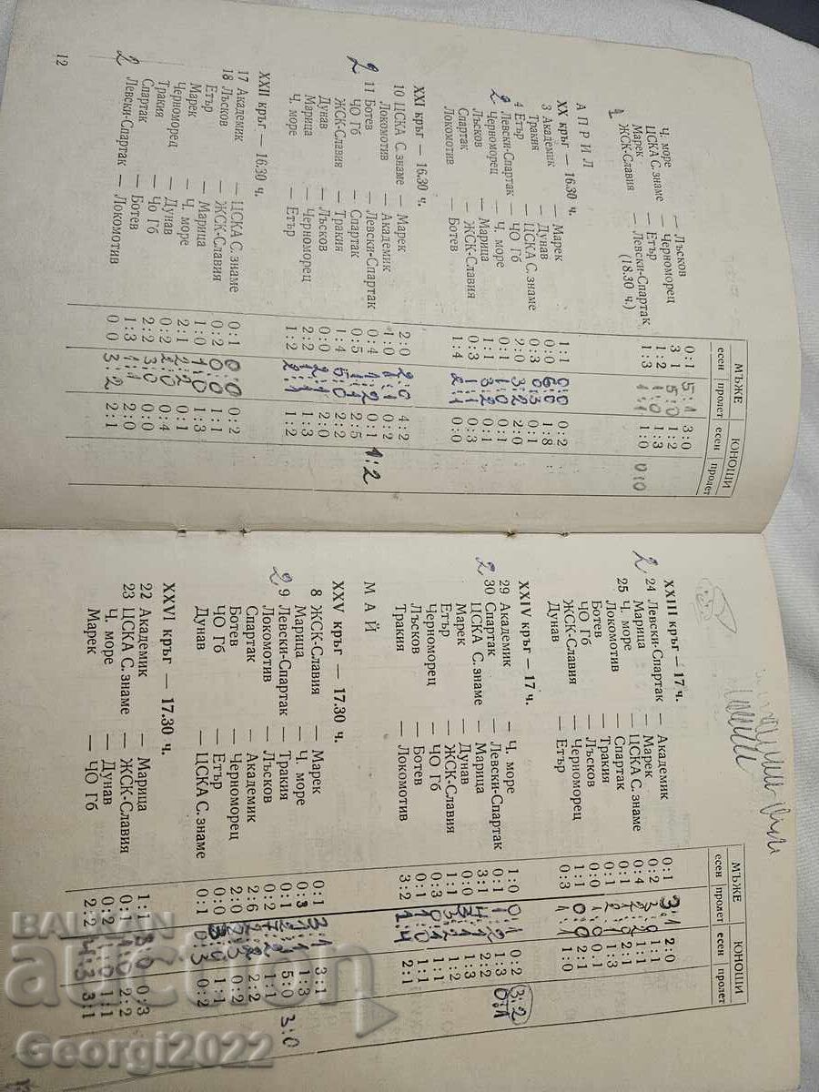 Δημοπρασία Πρόγραμμα Λέφσκι Άνοιξη 1971