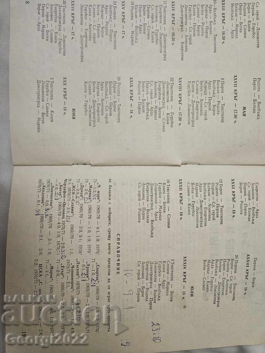 Παράδοση Πρόγραμμα Λέφσκι Άνοιξη 1971