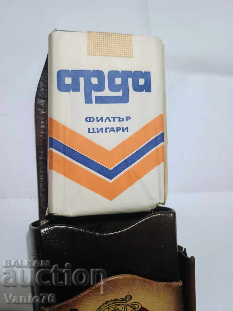 Leather tobacco case with Arda filter with price 30.00 BGN | € 15.34