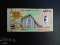 PAPUA NOUA GUINEE 100 KINA 2008 NOUĂ UNC JUBILIARĂ