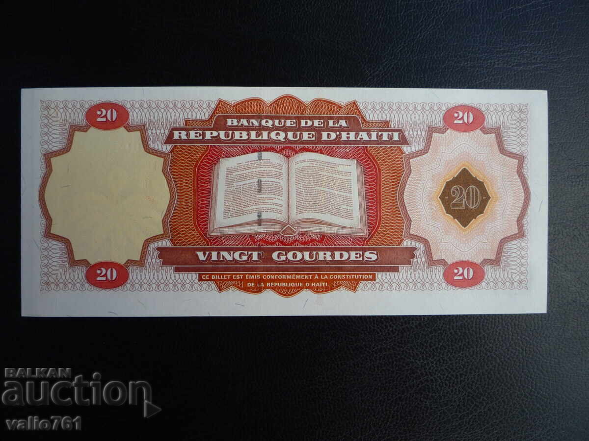 ΧΑΪΤΙ 20 ΓΟΥΡΔΕ 2001 ΝΕΑ UNC ΕΠΕΤΕΙΑΚΗ με τιμή 10.00 BGN | € 5.11