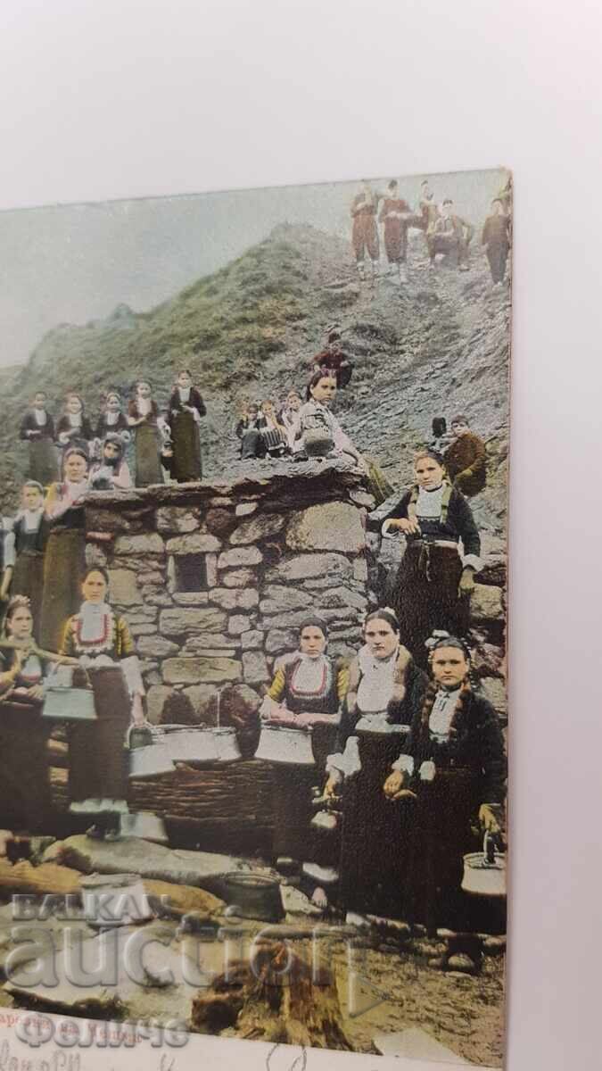 Bŭlgarska poshtenska foto-κάρτα - Βακαρέλι στη Βρύση 1908 με τιμή 38.00 BGN | € 19.43 Bŭlgarska poshtenska foto-κάρτα - Βακαρέλι στη Βρύση 1908 με τιμή 38.00 BGN | € 19.43