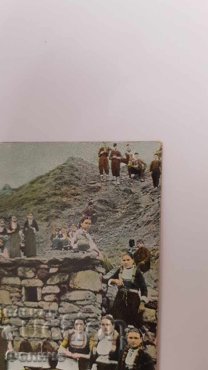Παράδοση Bŭlgarska poshtenska foto-κάρτα - Βακαρέλι στη Βρύση 1908 Παράδοση Bŭlgarska poshtenska foto-κάρτα - Βακαρέλι στη Βρύση 1908
