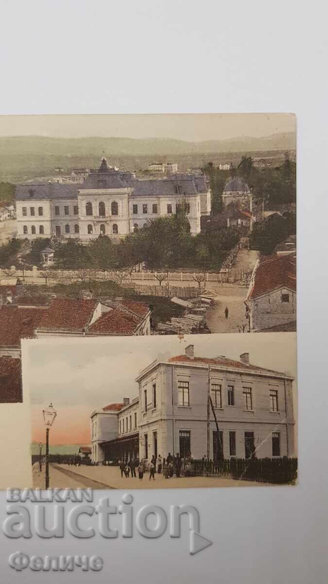 Доставка на Българска пощенска фото-картичка Гарата в Кюстендил 1912 го.
