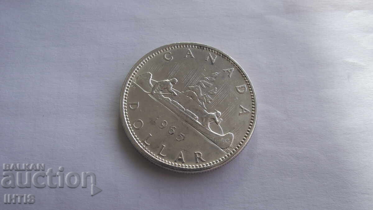 Δημοπρασία ΝΟΜΙΣΜΑ-1 Καναδικό Δολάριο 1965 - Καναδάς - Ασήμι - από 0,01st