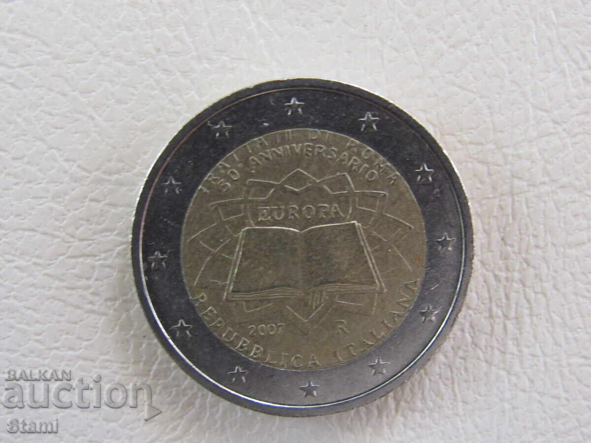 Δημοπρασία 2 ευρώ, Ιταλία, 50η επέτειος της Συνθήκης της Ρώμης, 2007 - 96L