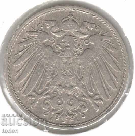 Germany 10 Pfennig 1909 J KM# 12 Wilhelm II - Small Shield with price 4.00 BGN | € 2.05