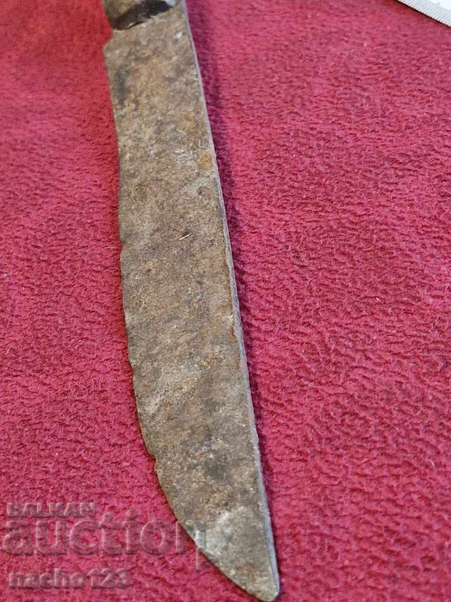 Authentic old knife with buffalo horn scales - 5 Authentic old knife with buffalo horn scales - 5