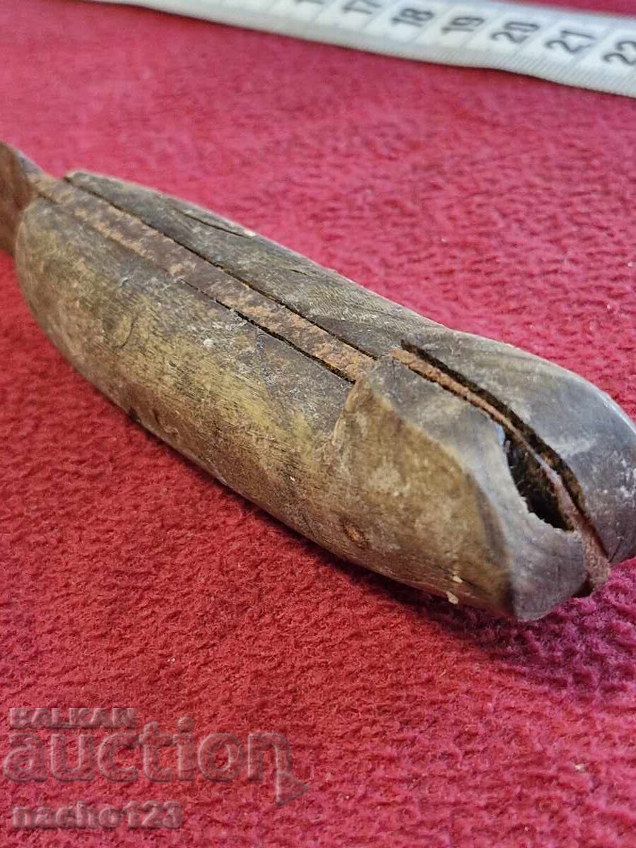 Authentic old knife with buffalo horn scales - 6 Authentic old knife with buffalo horn scales - 6