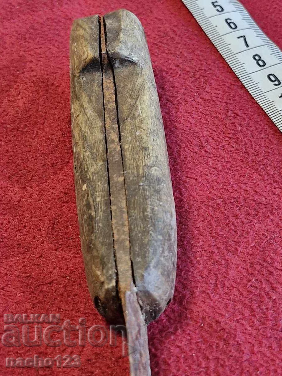 Authentic old knife with buffalo horn scales - 7 Authentic old knife with buffalo horn scales - 7