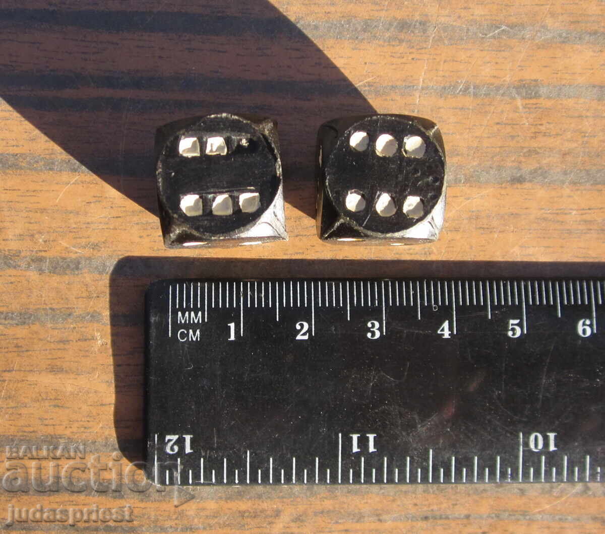 Set of old bakelite dice, dice made of bakelite - 7 Set of old bakelite dice, dice made of bakelite - 7