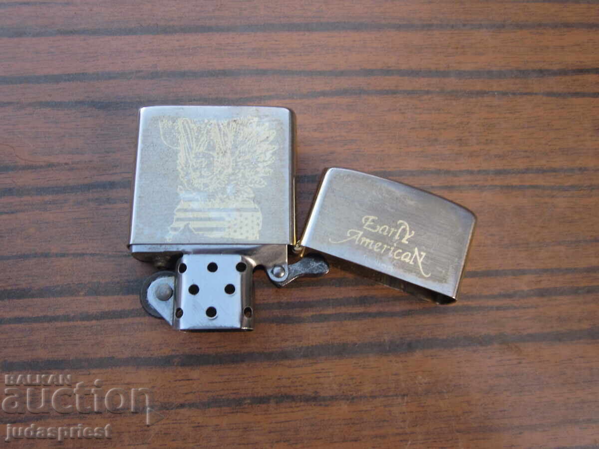 ZIPPO Zippo Old Gasoline Lighter Early American - 5 ZIPPO Zippo Old Gasoline Lighter Early American - 5