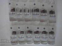 12 чашки за водка "Belvedere"