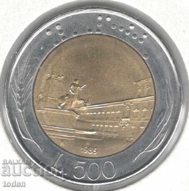 Ιταλία - 500 Λίρες - 1985 R - KM# 111