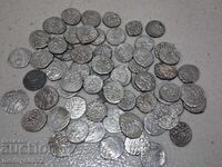 Ασημένια νομίσματα οθωμανικά ακτσέδες 62τμχ χωρίς τρύπες ασήμι