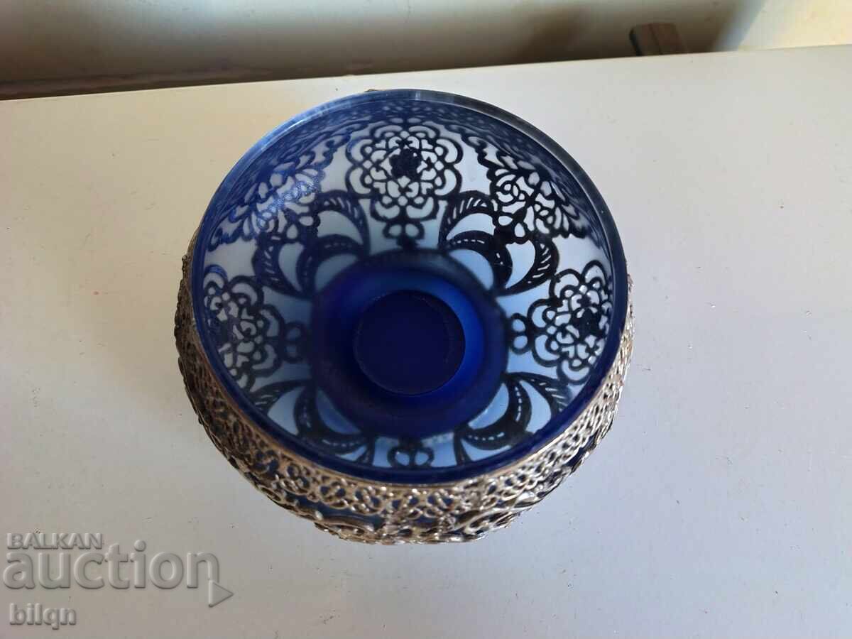 Great Dish With Silver Plated Ornaments with price 19.98 BGN | € 10.22 Great Dish With Silver Plated Ornaments with price 19.98 BGN | € 10.22