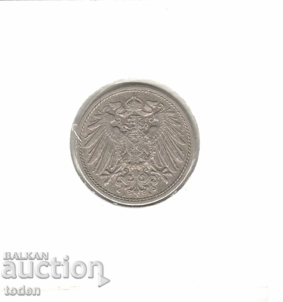 Delivery of Germany-10 Pfennig-1910 A-KM# 12-Wilhelm II-small shield