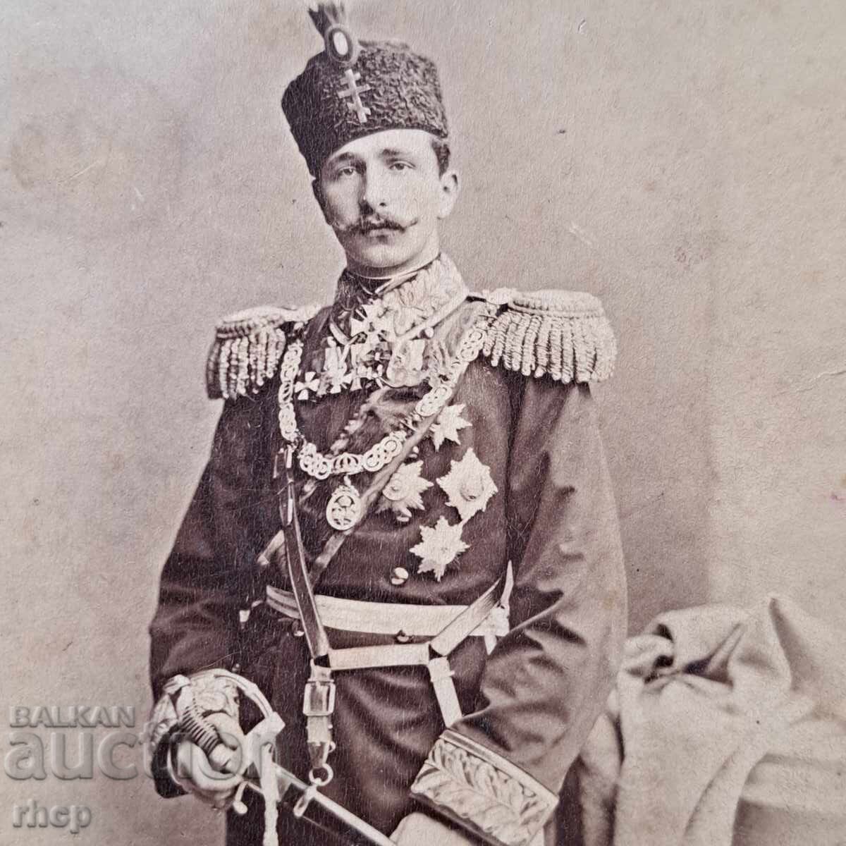 Πρίγκιπας Αλέξανδρος Μπάτενμπεργκ αυθεντική φωτογραφία με τιμή 1250.00 BGN | € 639.11