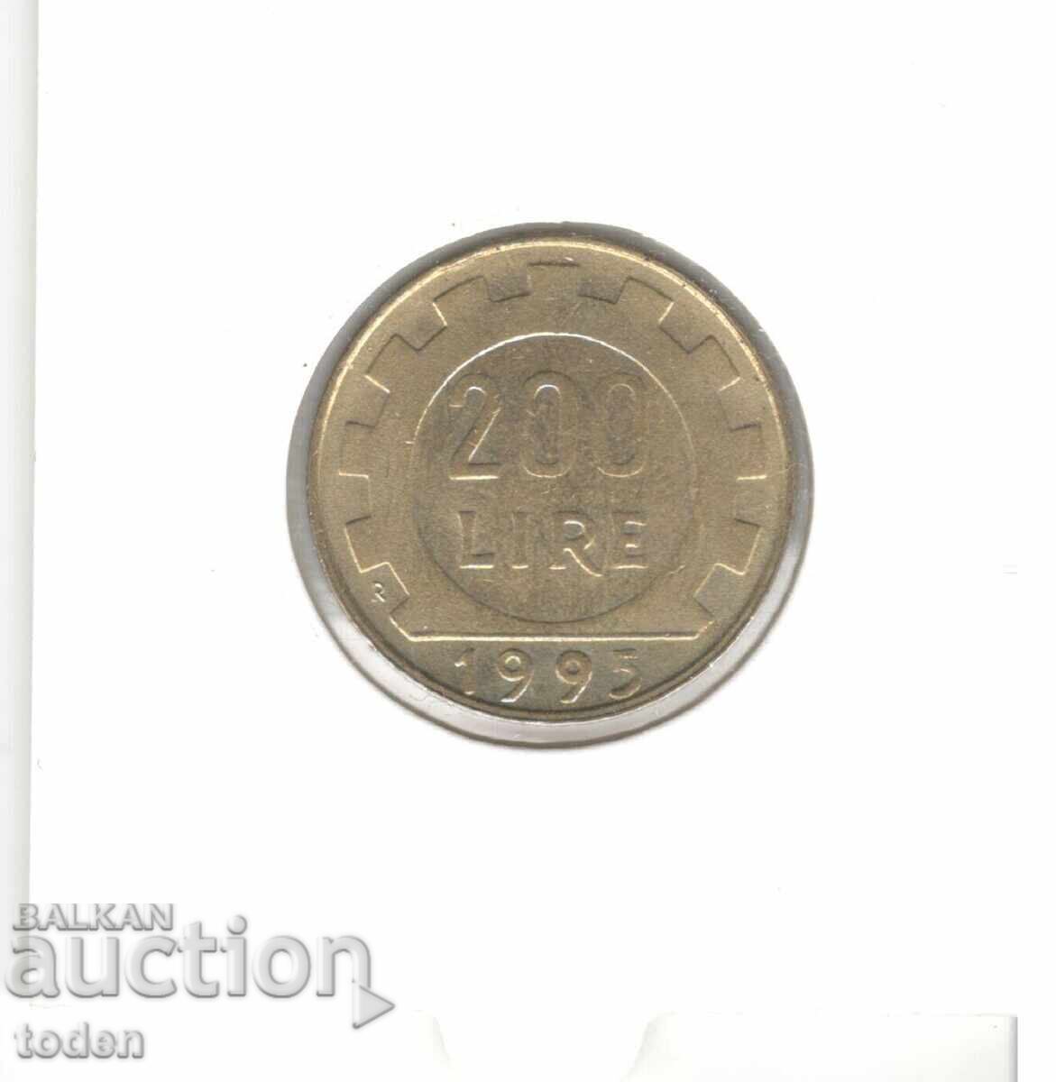 Licitație Italia-200 Lire-1995 R-KM#105
