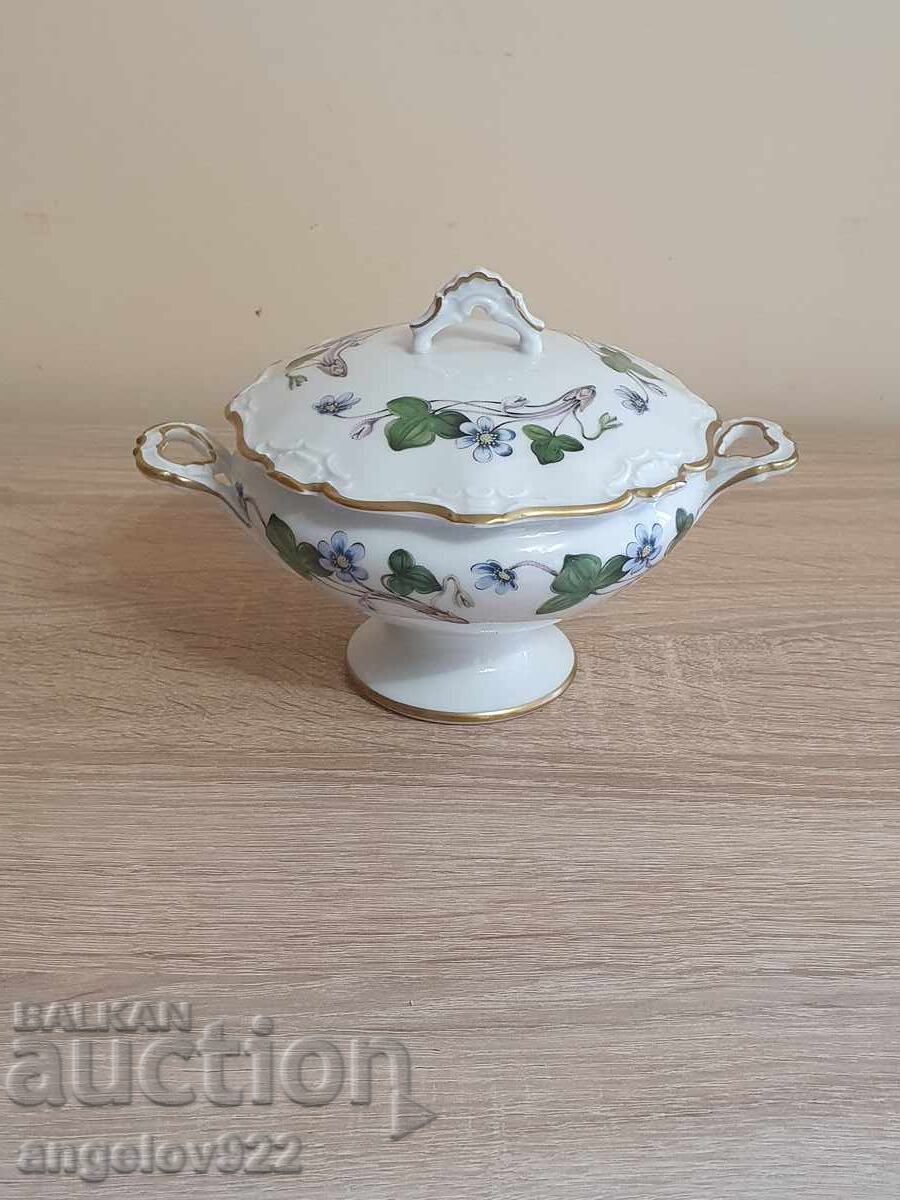 Delivery of Swedish Porcelain Bowl with Lid HACKEFORS