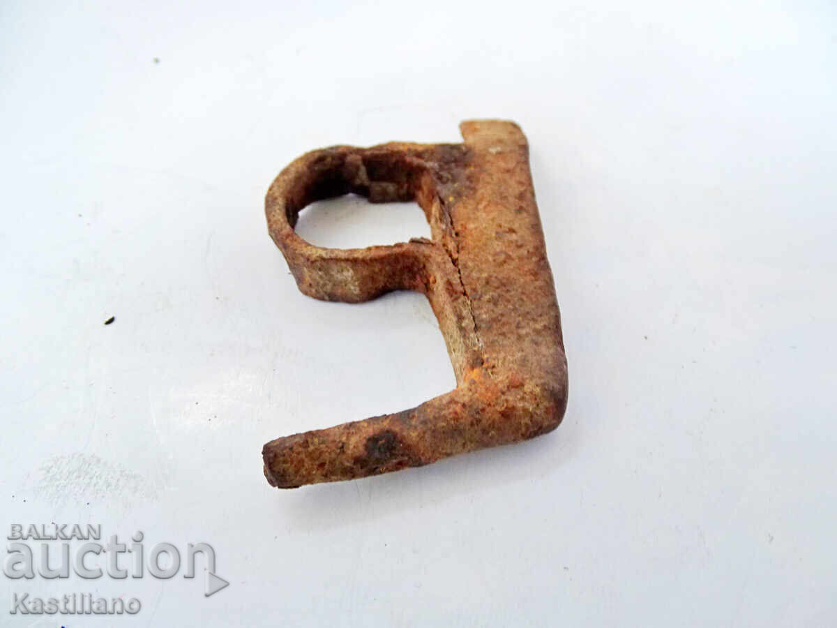 Παλιό αναπτήρας πυρόλιθος, πυρόλιθος σε σουέτ θήκη 2 - 5