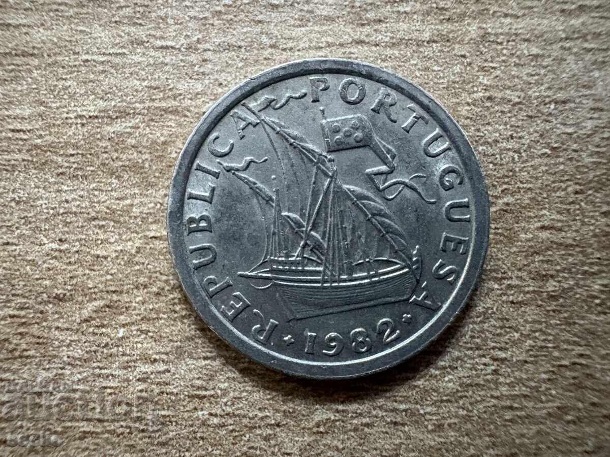 Πορτογαλία - 2,5 εσκούδος (1982) με τιμή 0.25 BGN | € 0.13 Πορτογαλία - 2,5 εσκούδος (1982) με τιμή 0.25 BGN | € 0.13