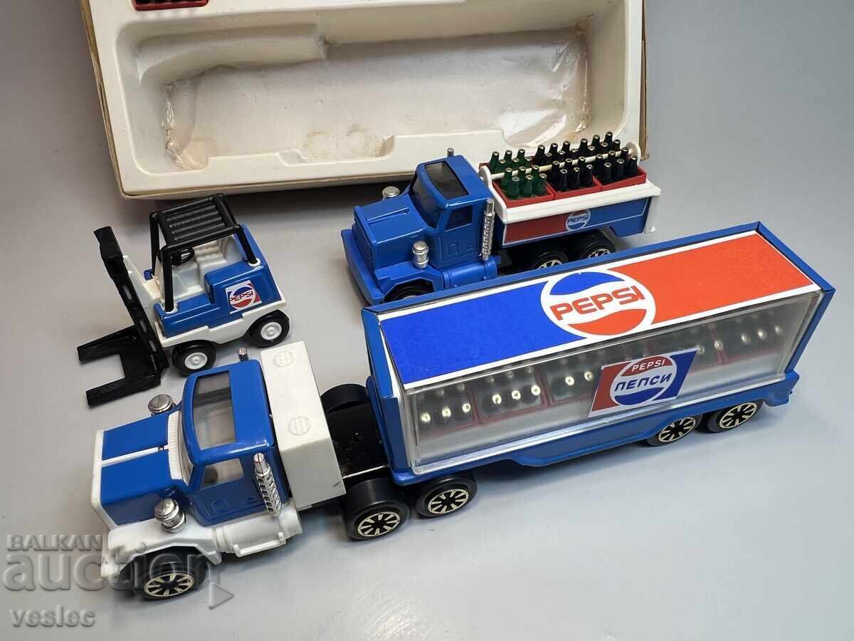 Аукцион Тонка БГ Микро Камиончета Пепси Мотокар Комплект с Кутия